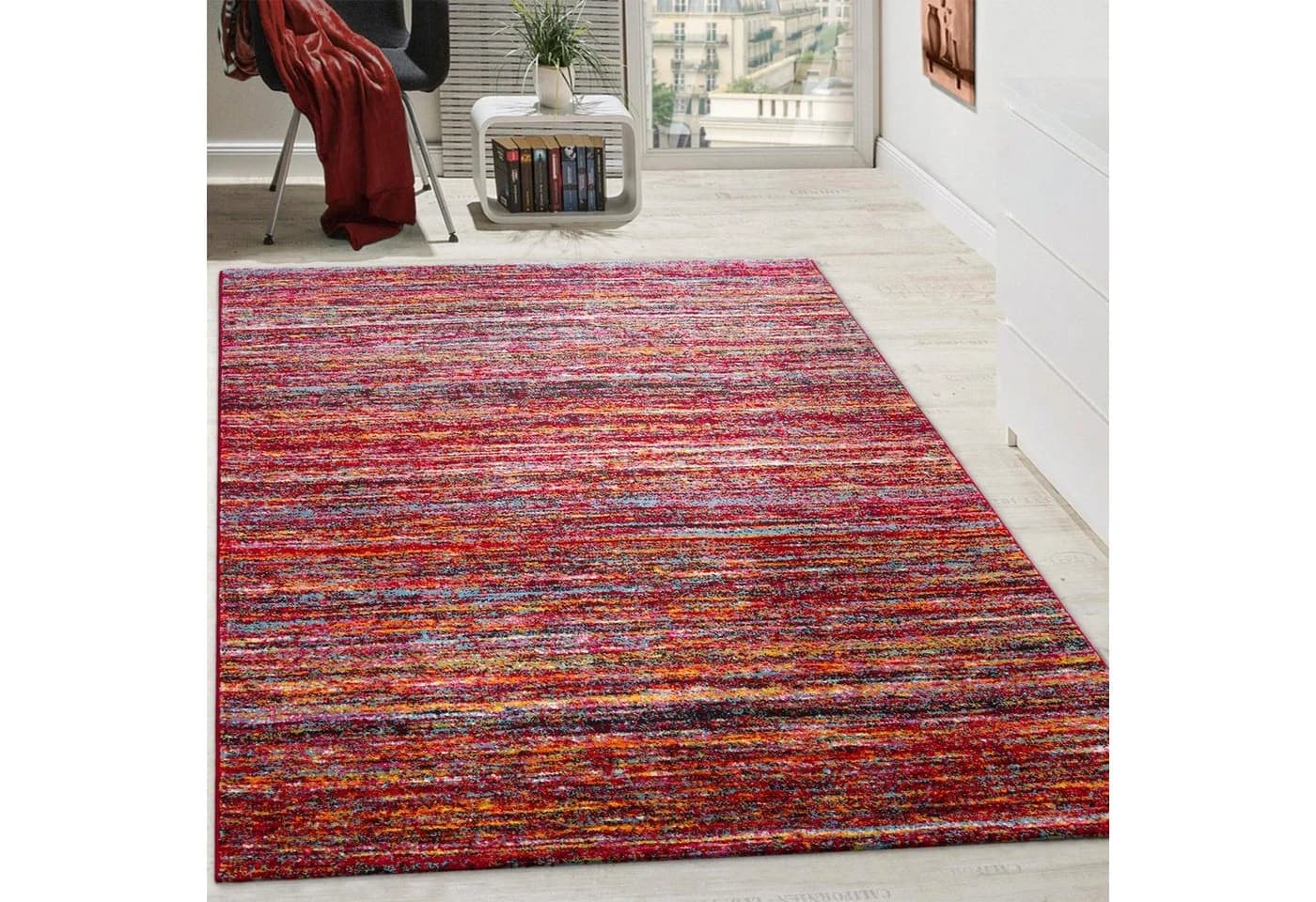 PACO HOME Teppich Passion 221 Bunt Modernes Streifen Design - Bild 2