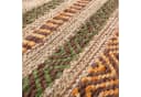 Paco Home Teppich Kilim 217 Grün Gestreift Handgewebt Bild 1