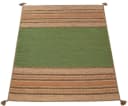 Paco Home Teppich Kilim 217 Grün Gestreift Handgewebt Bild 2