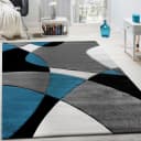 PACO HOME Teppich Diamond 664 Türkis Blau 3D-Design Kurzflor Bild 5