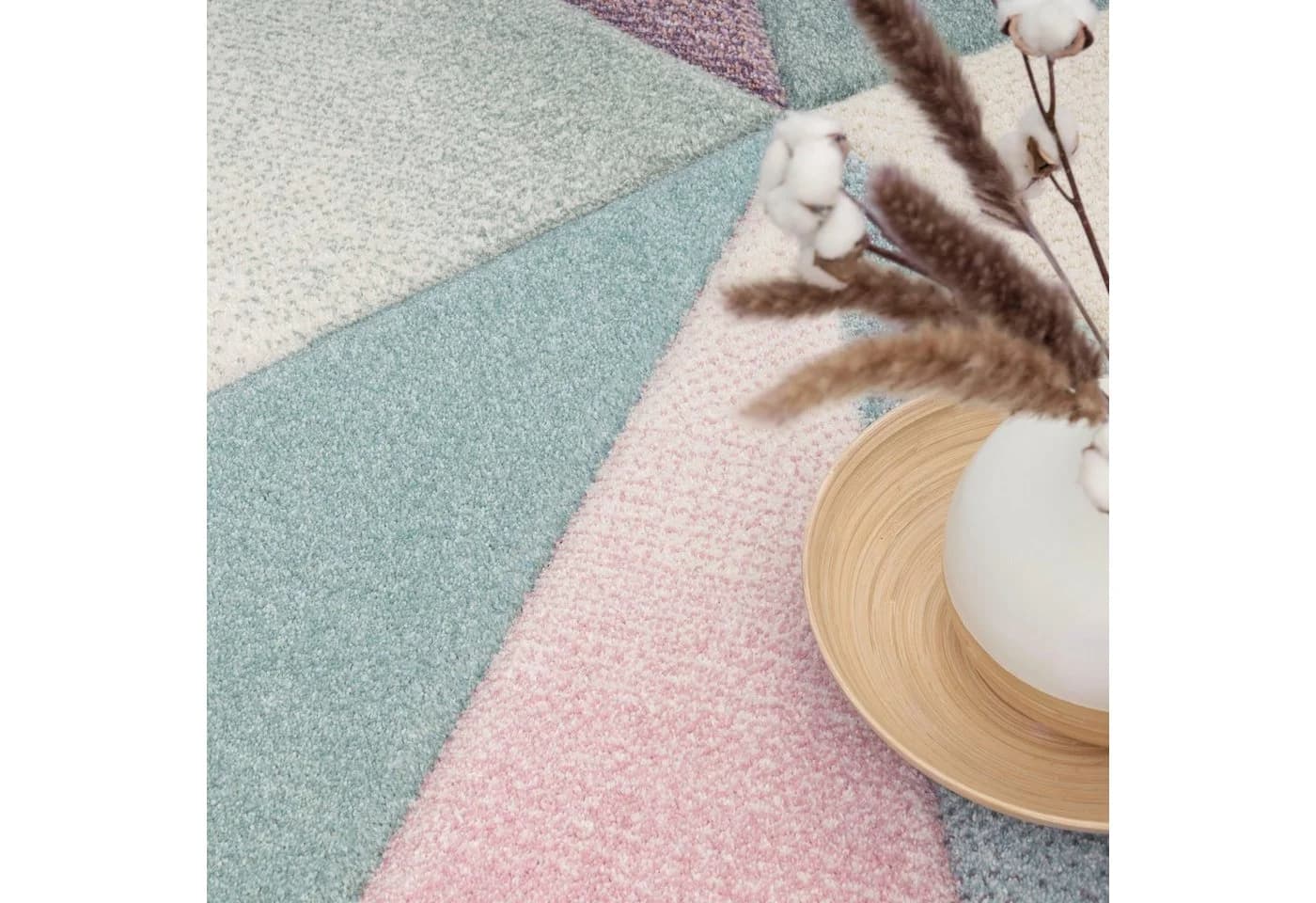 PACO HOME Teppich Kosy 310 Bunt Pastell Modern Geometrisch - Bild 5