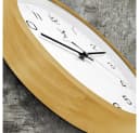 Holzwerk Wanduhr Designer Loft Holz Quarz Wand Uhr 30 cm Bild 3