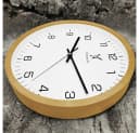 Holzwerk Wanduhr Designer Loft Holz Quarz Wand Uhr 30 cm Bild 4