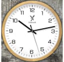 Holzwerk Wanduhr Designer Loft Holz Quarz Wand Uhr 30 cm Bild 5