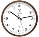 Holzwerk Funkwanduhr Loft Design Braun Beige Weiß 30cm Bild 2