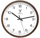 Holzwerk Wanduhr Designer Loft Quarz Wanduhr 30 cm Braun/Weiß Bild 2