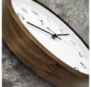 Holzwerk Wanduhr Designer Loft Quarz Wanduhr 30 cm Braun/Weiß Bild 5