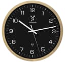 Holzwerk Funkwanduhr 30cm Massivholz Modernes Design Bild 2