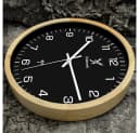 Holzwerk Funkwanduhr 30cm Massivholz Modernes Design Bild 4