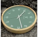 Holzwerk Designer Wanduhr 30 cm Massivholz Quarzwerk Analog Bild 5