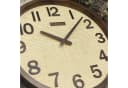 Holzwerk Wanduhr BOHO Rattan Designer Loft Holz Quarzwanduhr Bild 4