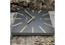 Holzwerk Funkwanduhr Eckige Designer Loft Wanduhr 25 cm Bild 1