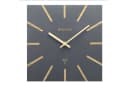 Holzwerk Funkwanduhr Eckige Designer Loft Wanduhr 25 cm Bild 2
