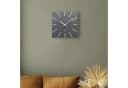 Holzwerk Funkwanduhr Eckige Designer Loft Wanduhr 25 cm Bild 3
