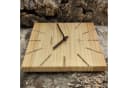 Holzwerk Funkwanduhr Eckige Designer Loft Wanduhr Bild 1