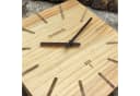 Holzwerk Funkwanduhr Eckige Designer Loft Wanduhr Bild 4