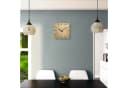 Holzwerk Funkwanduhr Eckige Designer Loft Wanduhr Bild 5