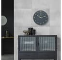 Holzwerk Wanduhr Designer Loft Quarzwanduhr aus Holz Bild 1