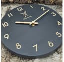 Holzwerk Wanduhr Designer Loft Quarzwanduhr aus Holz Bild 5