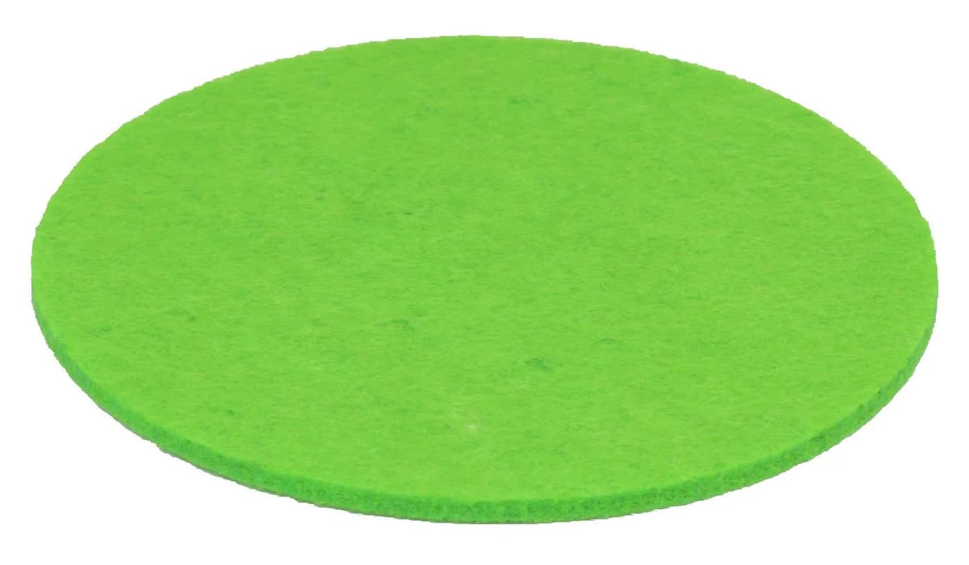 BIASTO Runder Filz-Untersetzer Apfelgrün 10cm