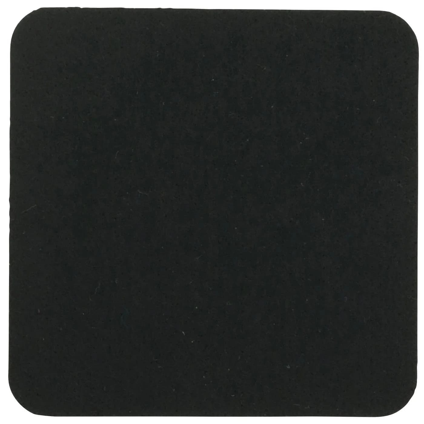 BIASTO Filz-Untersetzer Eckig Schwarz 10cm