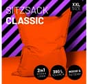 Lumaland Sitzsack XXL 380L Wasserfest Orange Indoor Outdoor Bild 1