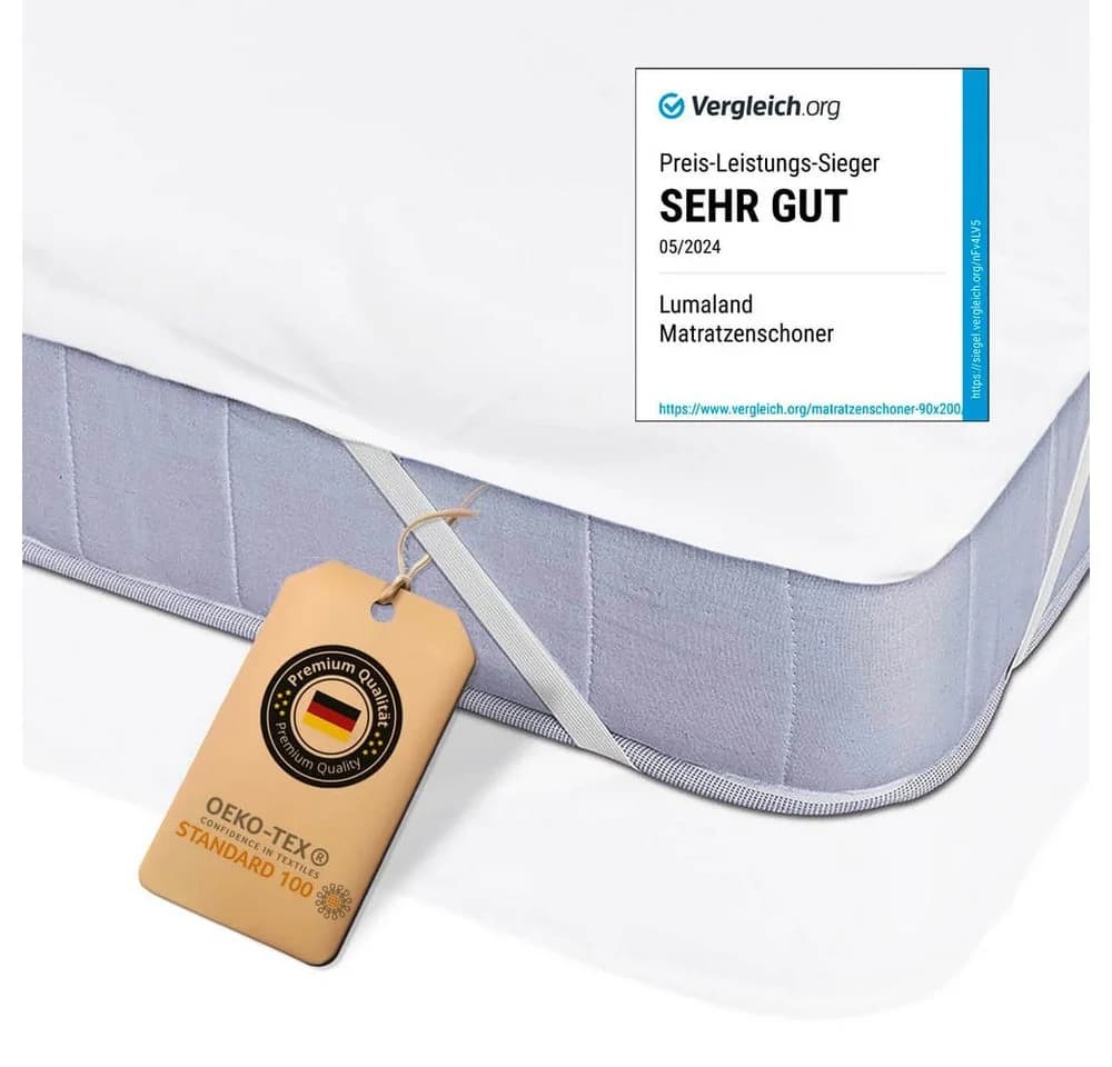 Lumaland Matratzenschoner Wasserundurchlässige Matratzenauflage - Bild 2