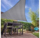 Lumaland Sonnensegel Dreieckig Grau 3x3x3m HDPE UV-Schutz Bild 1