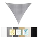 Lumaland Sonnensegel Dreieckig Grau 3x3x3m HDPE UV-Schutz Bild 2