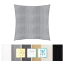 Lumaland Sonnensegel 3x3m Grau HDPE UV-Schutz Bild 2