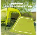 Lumaland Pavillon Seitenwand Hellgrün UV-Schutz wasserabweisend Bild 1