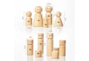 Lumaland Familienbrett Set 32 Holzfiguren Therapeutisches Hilfsmittel Bunt Bild 5