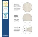 Lumaland Sonnensegel 3x5m HDPE UV-Schutz Beige Bild 4