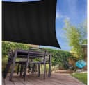 Lumaland Sonnensegel 5x7m Schwarz HDPE UV-Schutz Bild 1