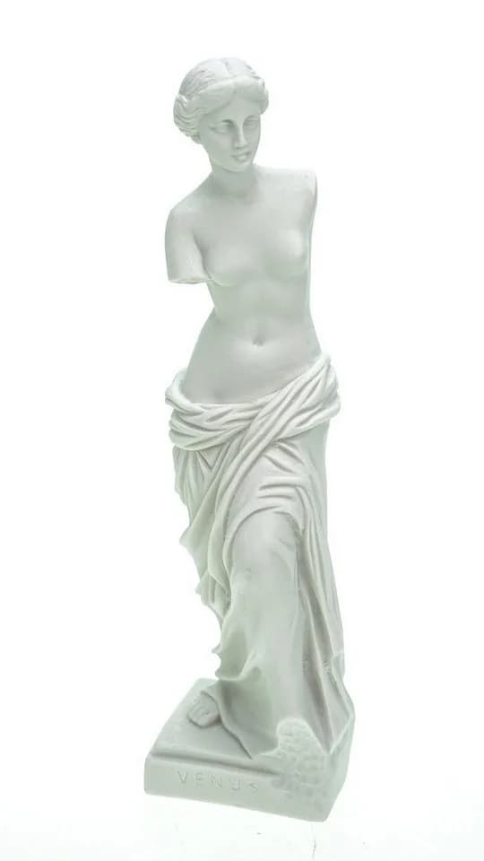 Kremers Schatzkiste Venus von Milo Dekofigur Alabaster 24 cm Weiß - Bild 2