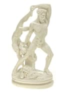 Kremers Schatzkiste Dekofigur Alabaster Herkules Weiß Bild 2