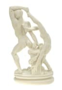 Kremers Schatzkiste Dekofigur Alabaster Herkules Weiß Bild 3