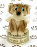 Kremers Schatzkiste Spardose Hund Haustierkasse 17 x 11 x 9 cm Bild 2