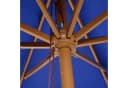 Outsunny Sonnenschirm Holz Balkonschirm 300x300 cm Blau Bild 4