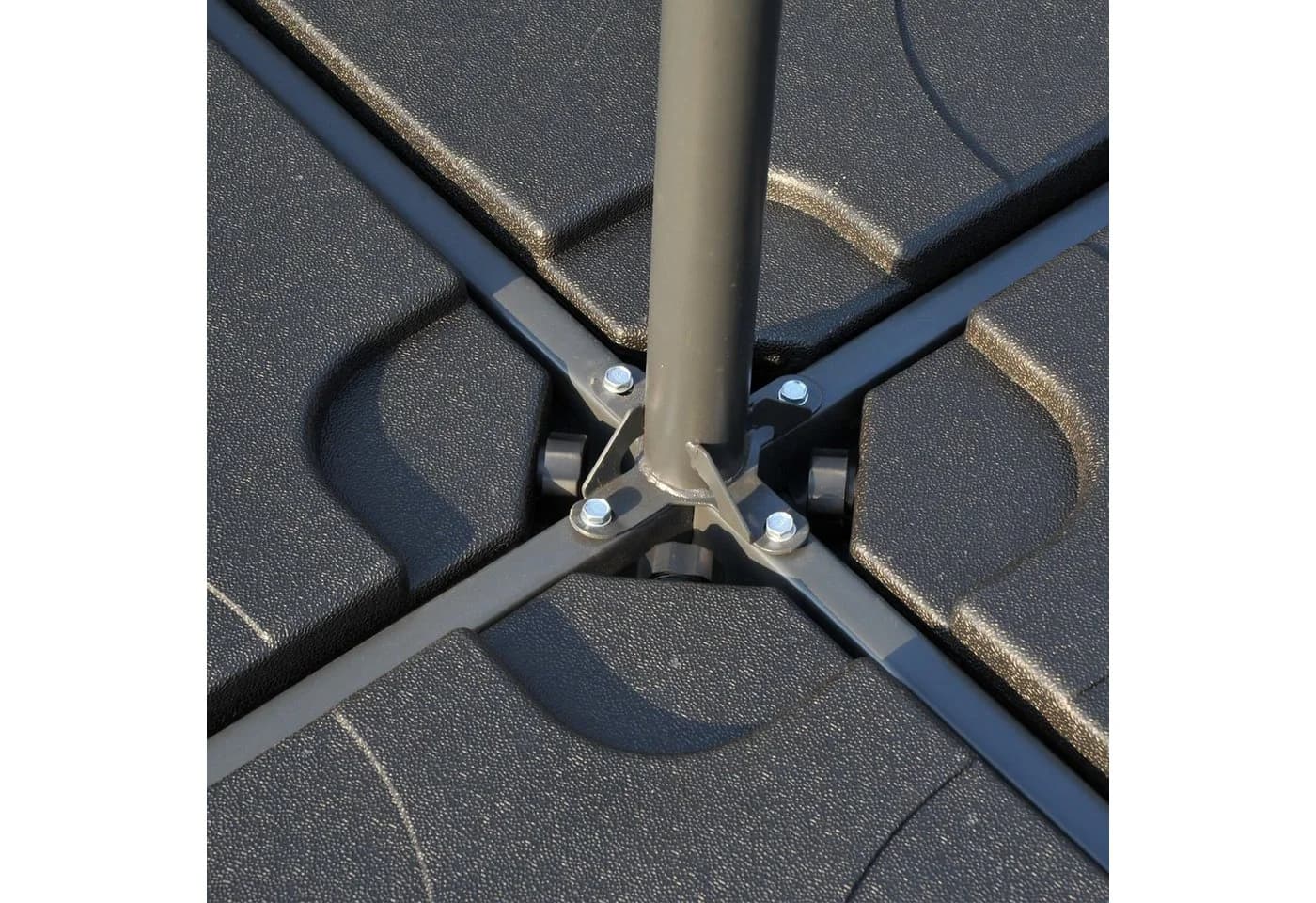 Outsunny Sonnenschirmständer HDPE Metall - Bild 5