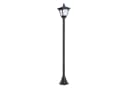 Outsunny LED Solarleuchte Laterne Schwarz Retro Design Bild 2