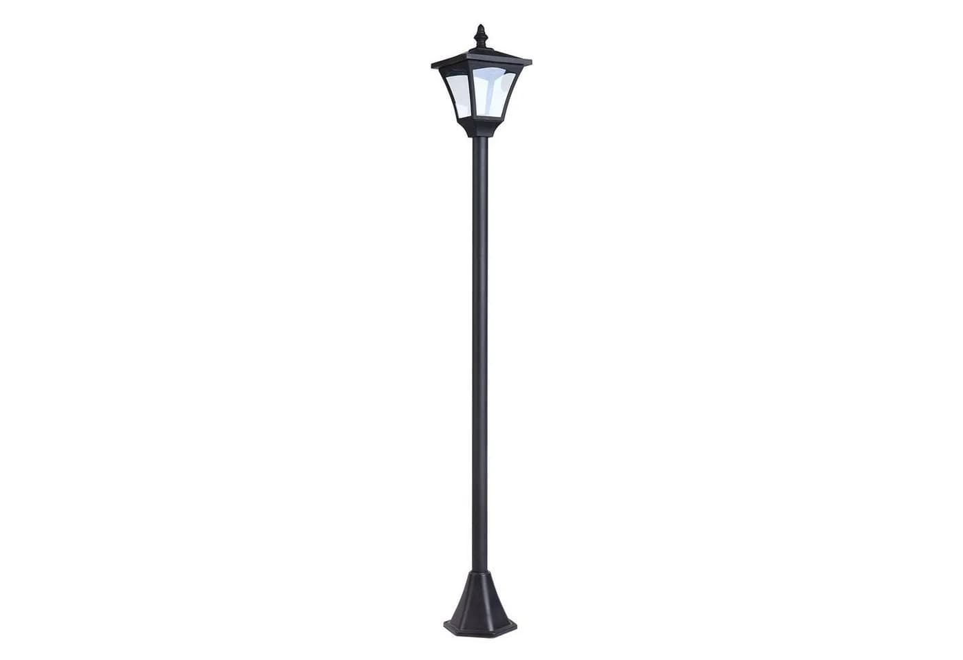 Outsunny LED Solarleuchte Laterne Schwarz Retro Design - Bild 2