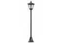 Outsunny Solar-Stehlampe Schwarz LED Gartenleuchte mit Lichtsensor Bild 1