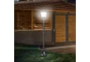 Outsunny Solar-Stehlampe Schwarz LED Gartenleuchte mit Lichtsensor Bild 2