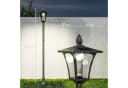 Outsunny Solar-Stehlampe Schwarz LED Gartenleuchte mit Lichtsensor Bild 3