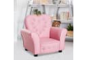 HOMCOM Sessel Kindersessel Prinzessin Rosa PVC-Leder Herzform Bild 4