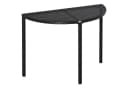 Outsunny Beistelltisch Garten Beistelltisch Metall Schwarz Bild 1
