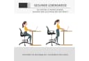 Vinsetto Ergonomischer Bürostuhl Schwarz mit Fußstütze Bild 4