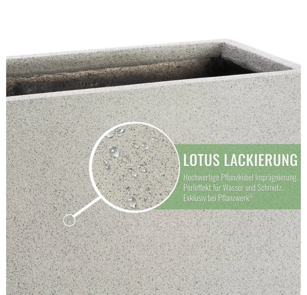 Pflanzwerk® Pflanzkübel TUB Premium Fiberglas Blumenkübel Frostbeständig - Bild 3