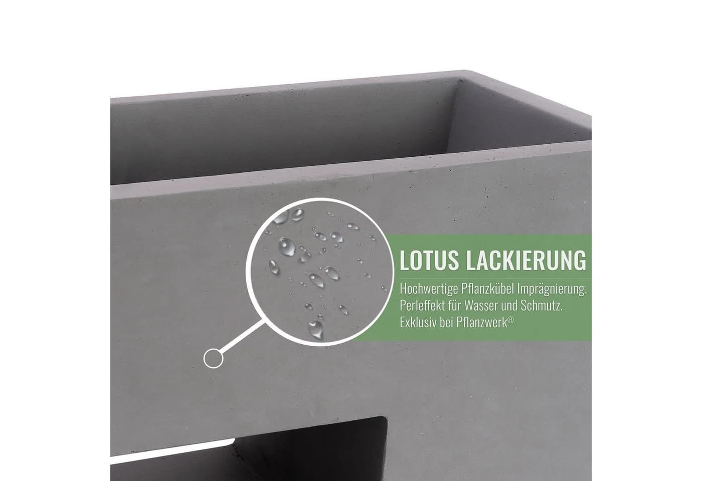 Pflanzwerk® Hochbeet Pflanzkübel VISTA Premium Fiberglas - Bild 3
